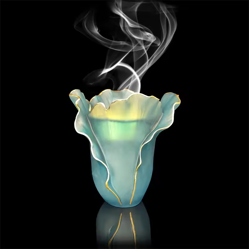 New product colorful crystal burner crystal crafts candle holder glass vase ornaments No reviews yet company-logo Huizhou Benba Culture Development Co