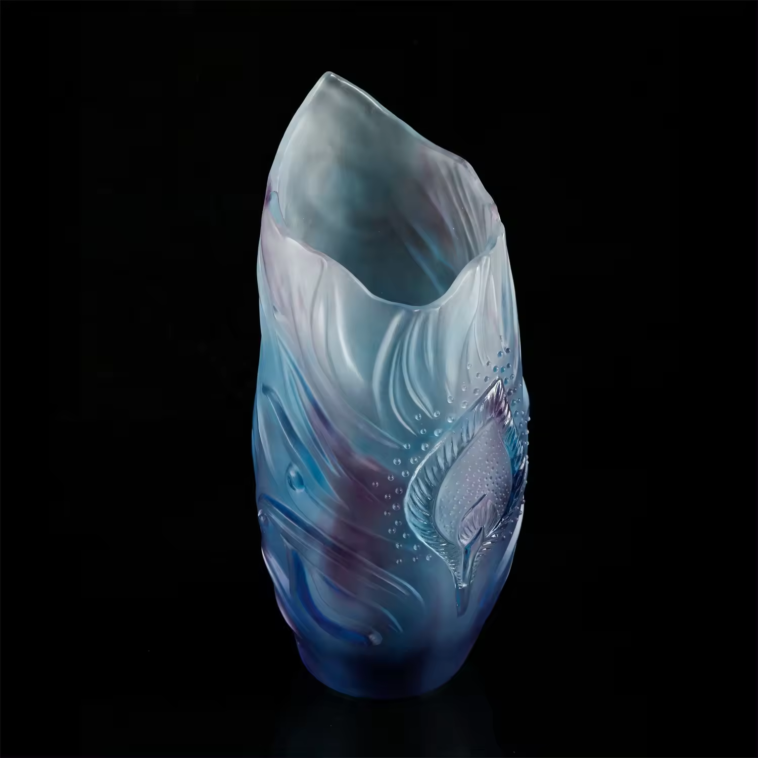 Custom Bottle Flower Vase Desktop Home Decorations Art Crystal Glass Vase For Flowers