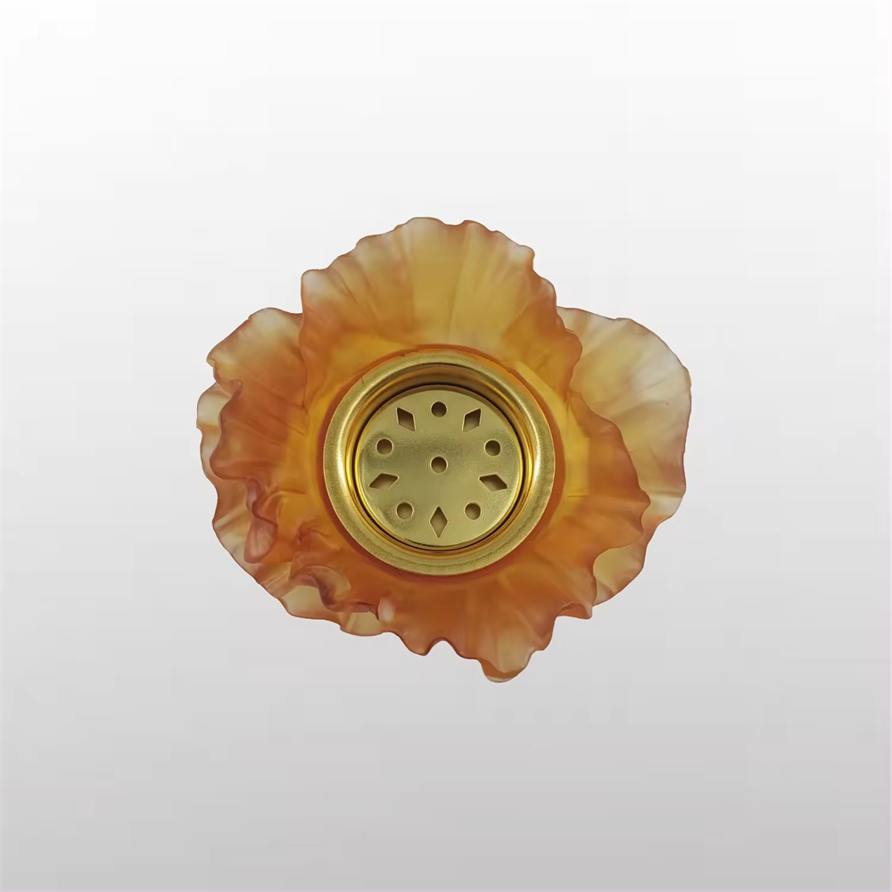 Modern Elegant New Arabic Style Wedding Decor Handmade Crystal Tulip Flower Burner Incense Burner