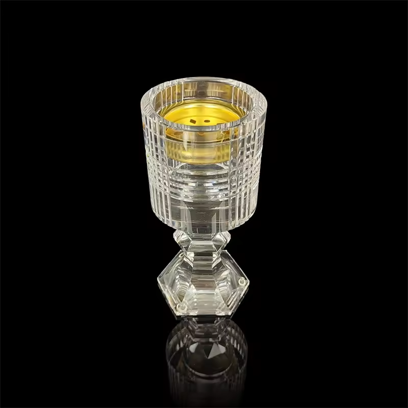 Best Selling Luxury Incense Fragrance Oil Burner Crystal Mubkhar For Home Decor