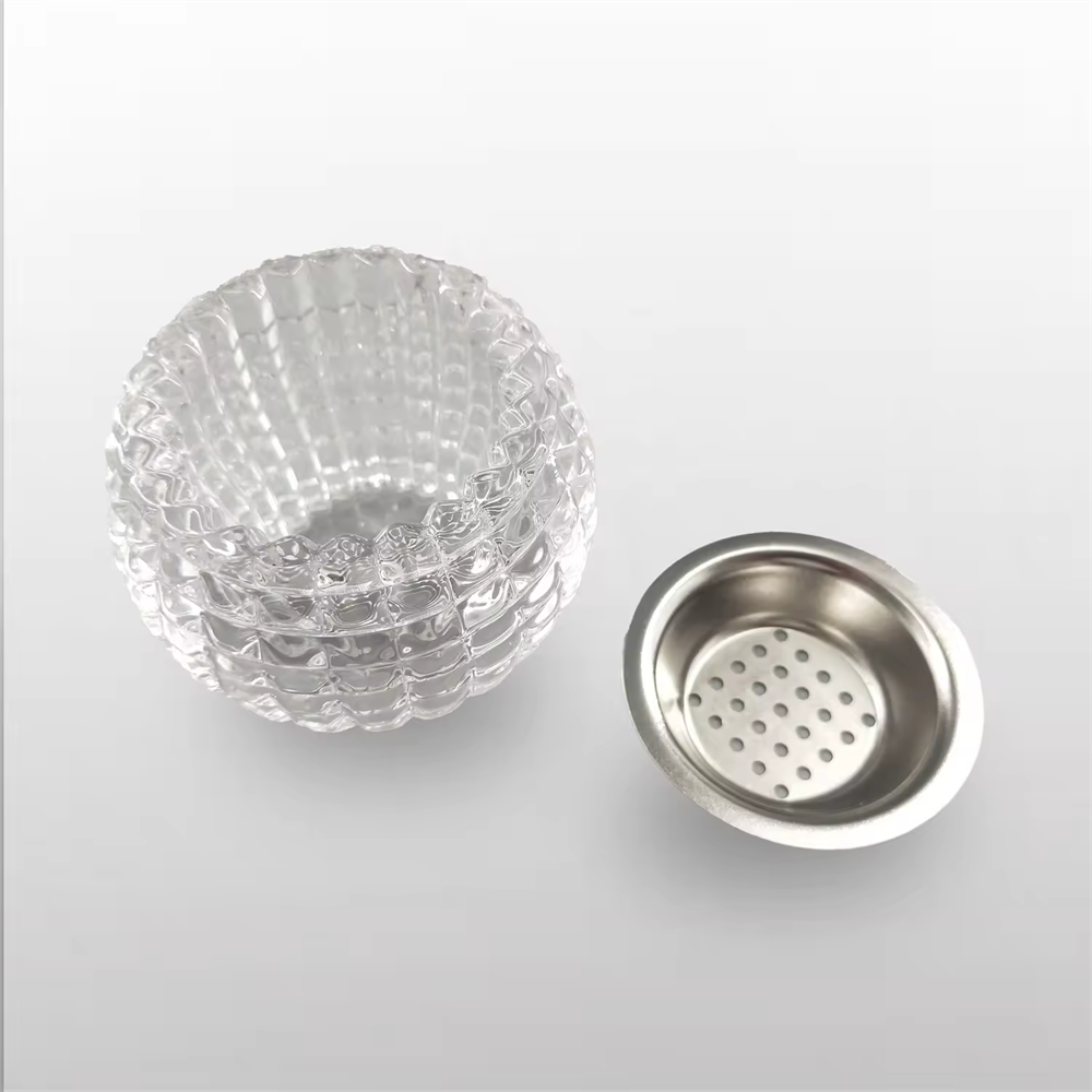 Luxury Wedding Decoration Small Crystal Incense Burner Crystal Candle Holder Glass