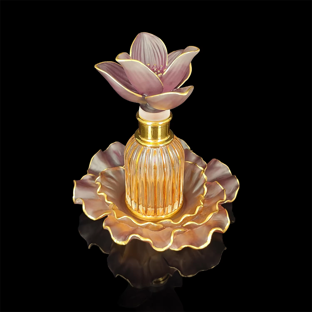 Middle Eastern style Glass Perfume Bottle Crystal Perfume spray Bottle Glass bottles for wedding