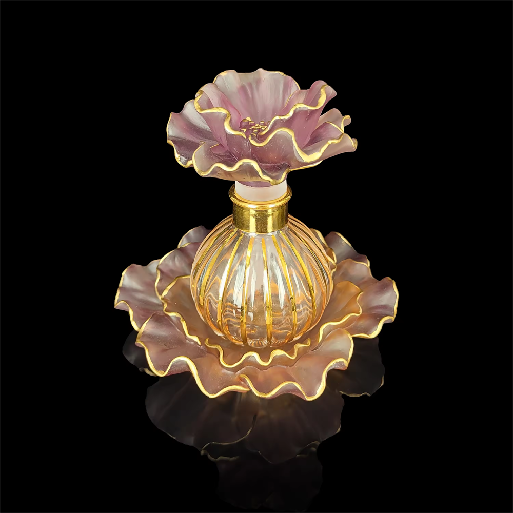 Middle Eastern style Glass Perfume Bottle Crystal Perfume spray Bottle Glass bottles for wedding