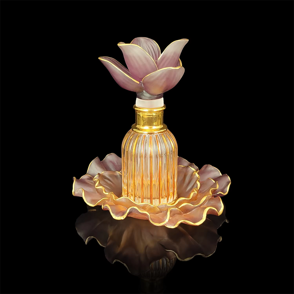Middle Eastern style Glass Perfume Bottle Crystal Perfume spray Bottle Glass bottles for wedding
