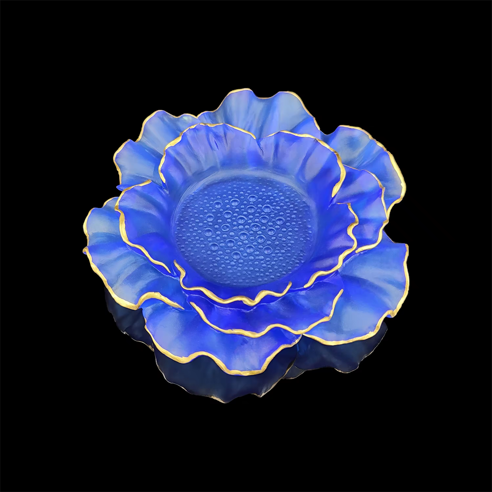 Luxury Beautiful High Quality Empty Spray Perfume Glass Bottle Flower Shaped Perfume Bottle For Souvenir Gift