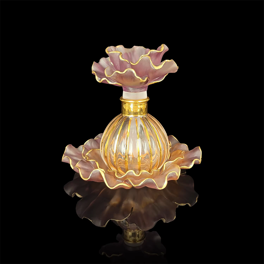 Middle Eastern style Glass Perfume Bottle Crystal Perfume spray Bottle Glass bottles for wedding