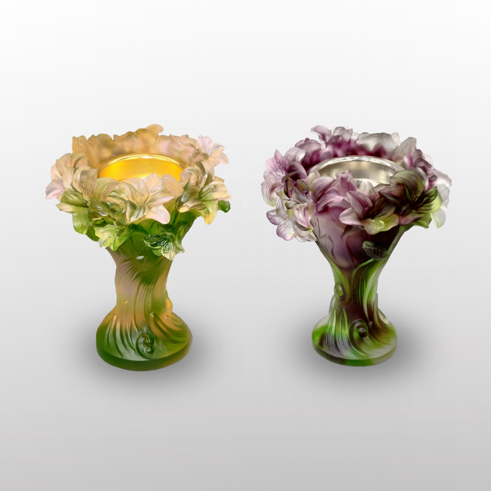 Crystal Plate Crystal Set As A Wedding Giveaway