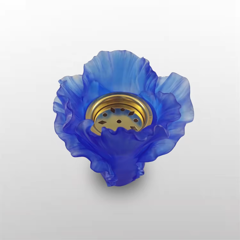 Beautifully Multi Color Hot Selling Customized Natural Blue Crystal Through A Hand-Crafted Crystal Incense Burner