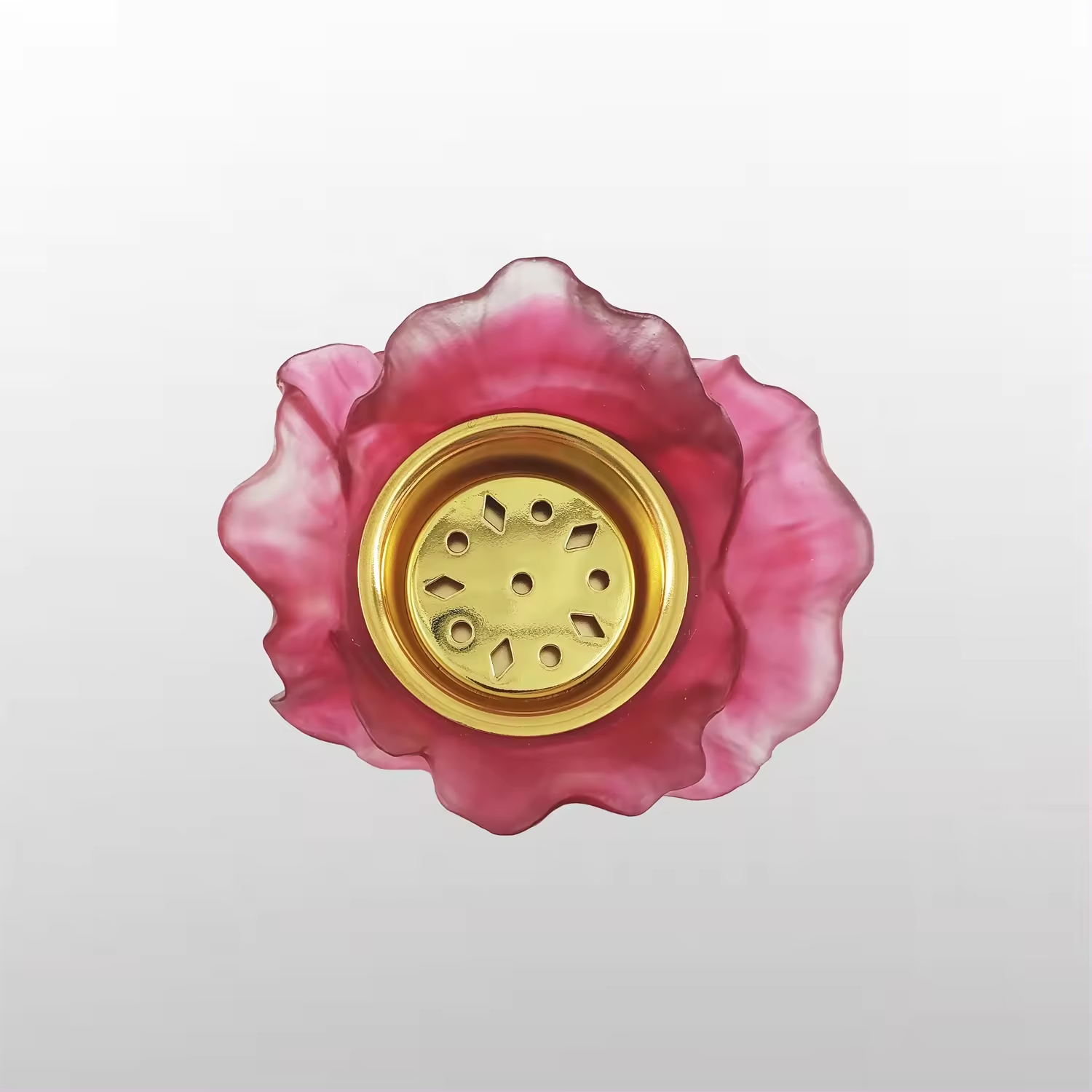 Elegant Favourable Price High Standard Uae Style Tulip Luxury Crystal Burner Carving Crafts For Crystal Gift