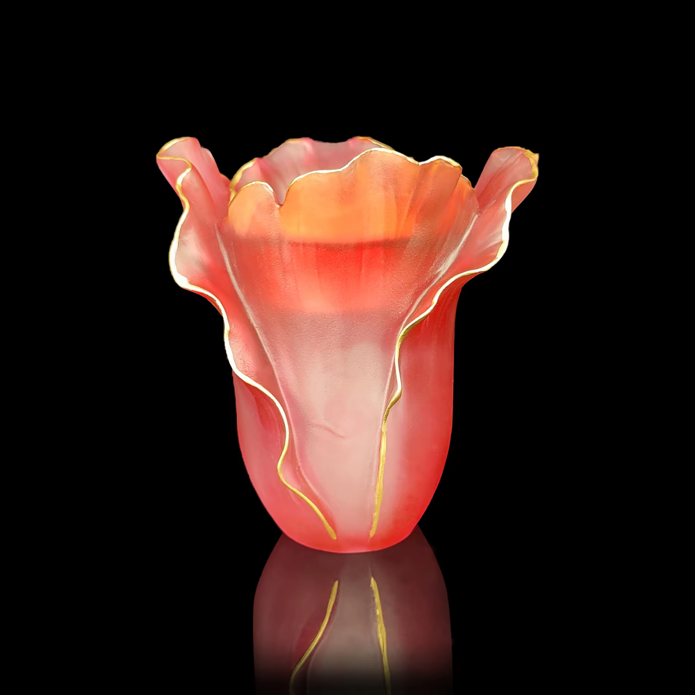 Middle East Luxury Handmade Crystal Bakhoor Censer Burner Crystal Flower Burner