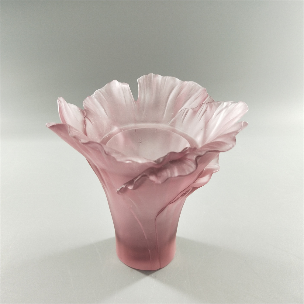 High Cost-Effective Durable New Style Handmade Crystal Craft Colorful Glass Incense Burner