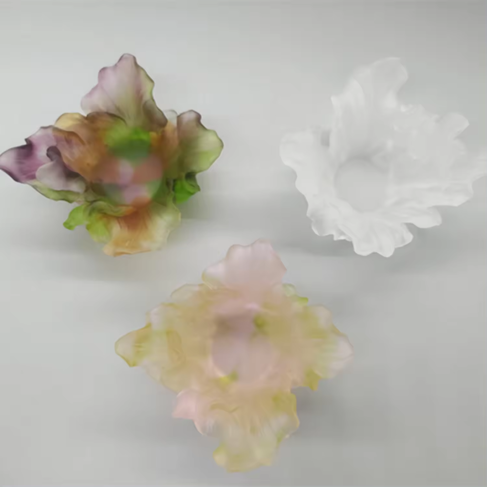 The latest crystal art plate can be used for crystal gifts