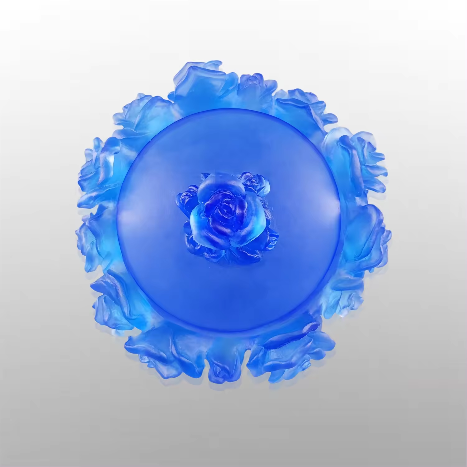 Factory Supply Crafts Customized Beautifully Rose Style Crystal Incense Burner Jar For Crystal Jar Giveaway