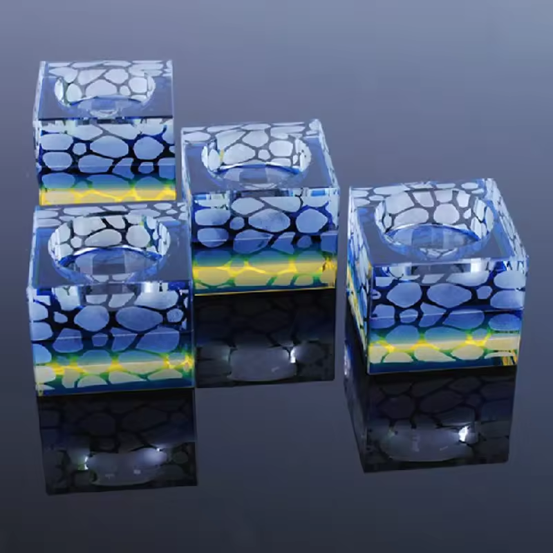 Custom K9 Crystal Candle Holders Stand Wedding Home Decor Candlestick Table Centerpieces