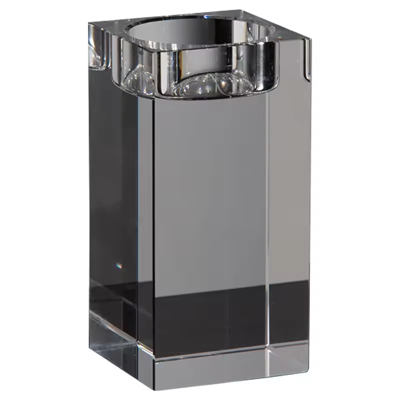 Custom K9 Crystal Candle Holders Stand Wedding Home Decor Candlestick Table Centerpieces