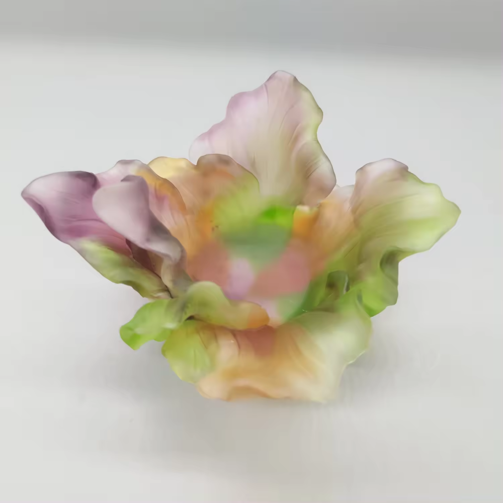 The latest crystal art plate can be used for crystal gifts