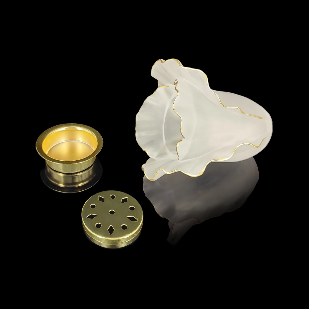 Handmade Crystal incense burner Arabic Style Vase Baby Shower Giveaways Gifts