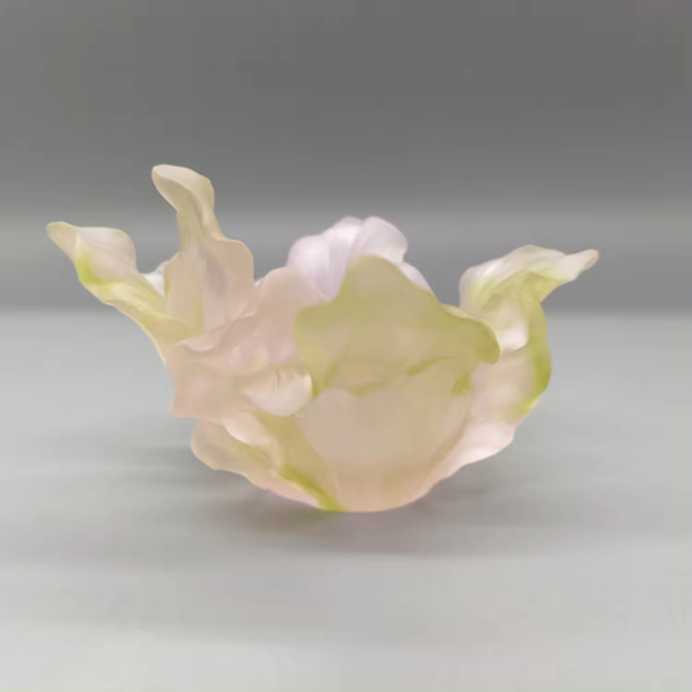 The latest crystal art plate can be used for crystal gifts