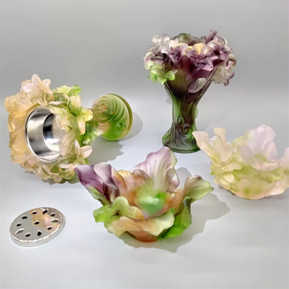 The latest crystal art plate can be used for crystal gifts