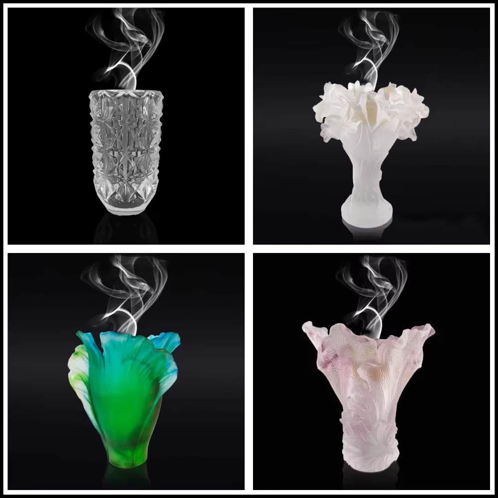 High Cost-Effective Decorations The Latest Middle Eastern Style Crystal Crafts Tulip Flower Burner