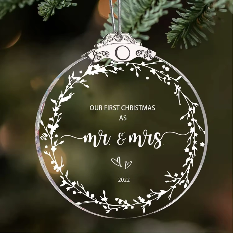 Wholesale Custom Shape Blank Crystal Glass Ornament Christmas Tree Decoration