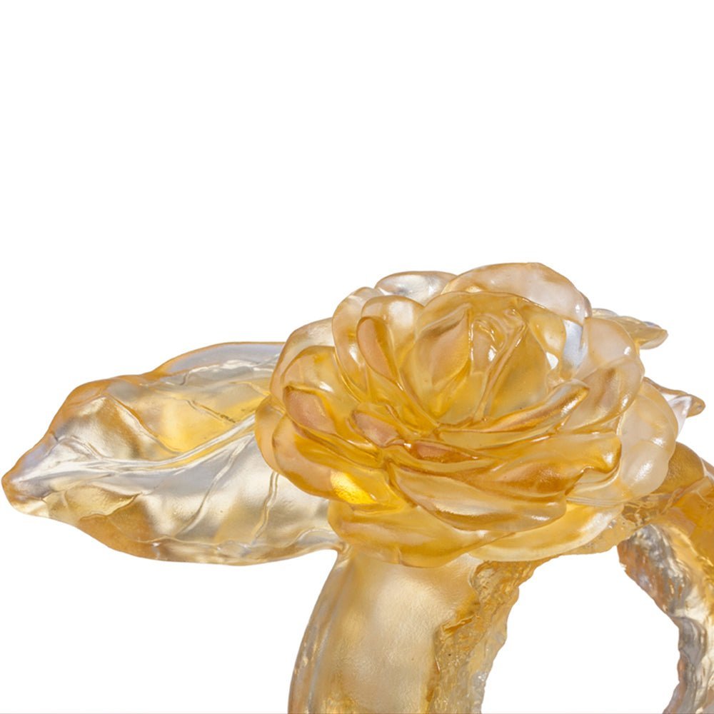 Crystal Flower, Camellia, Singular Elegance (Special Edition, Come with Display Base)
