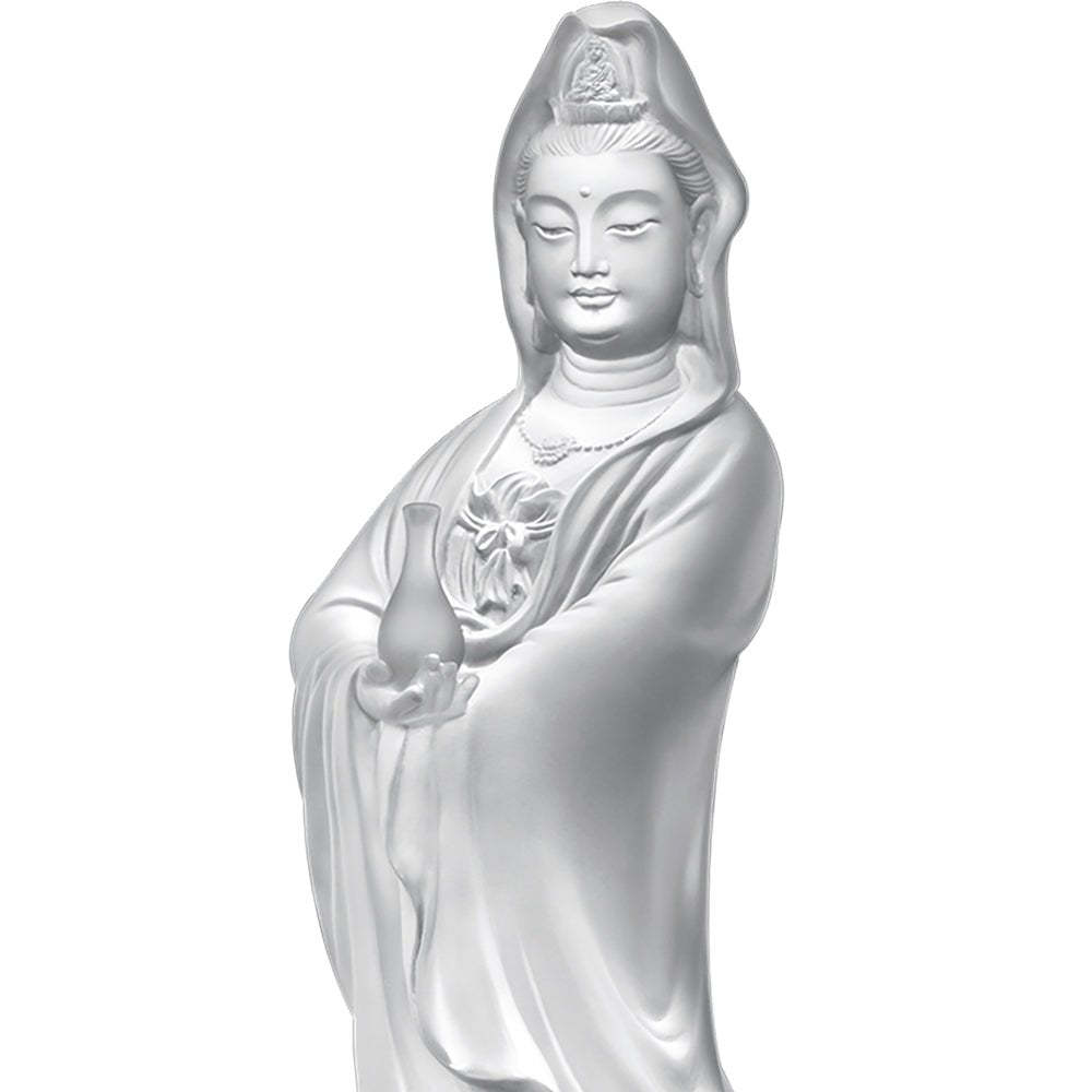 Crystal Buddha, Guanyin, Mortal Smile-Jingping Guanyin