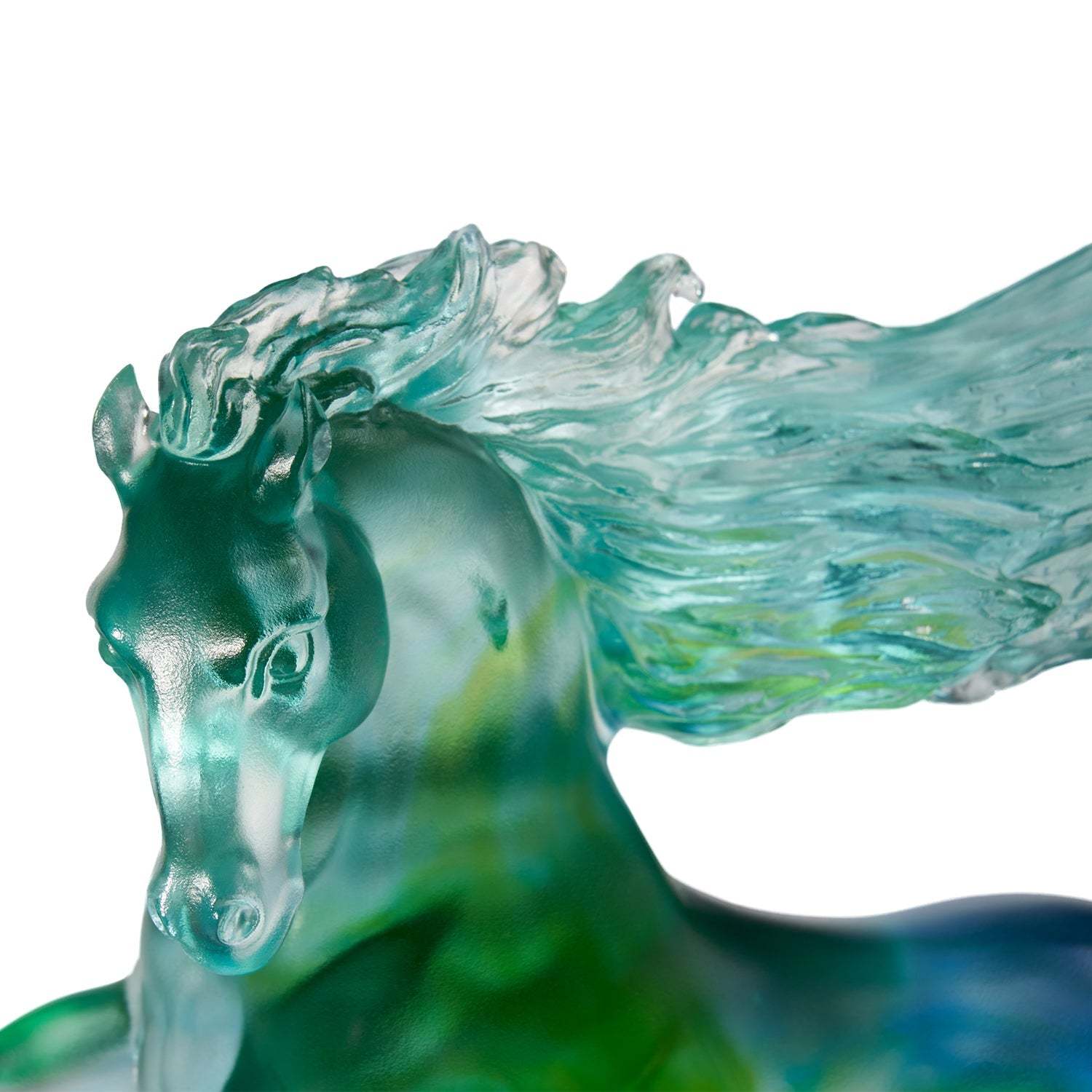 LIULI Crystal Art Horse Sculpture, Accomplished