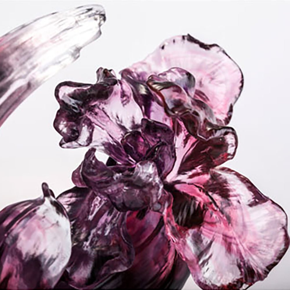 Crystal Flower, Iris, Arising through Contentment (Special Edition, Come with Display Base)
