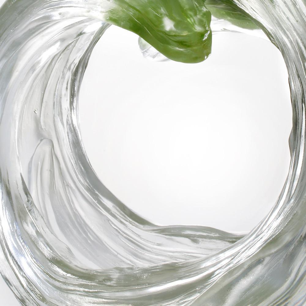 Collector Edition-Crystal Flower, Orchid, A Chinese Liuli Flower, Imminent Spring Dance