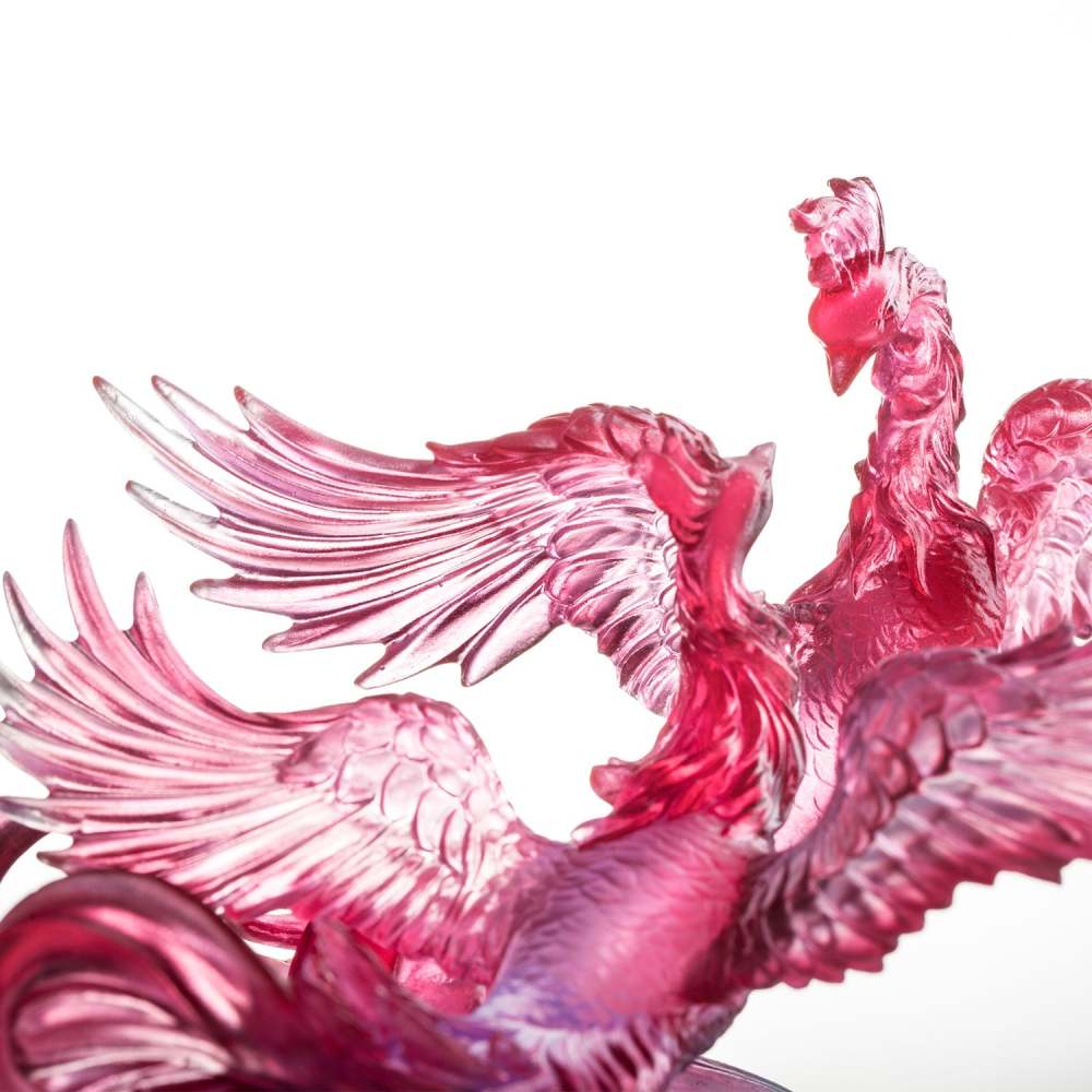 LIULI Crystal Art, Phoenix, Splendor In The Nine Heavens