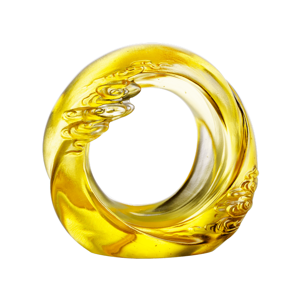 Crystal Desk Decor, Cloud, Feng Shui, As The Good World Turns-Generating Ruyi Through the Ether