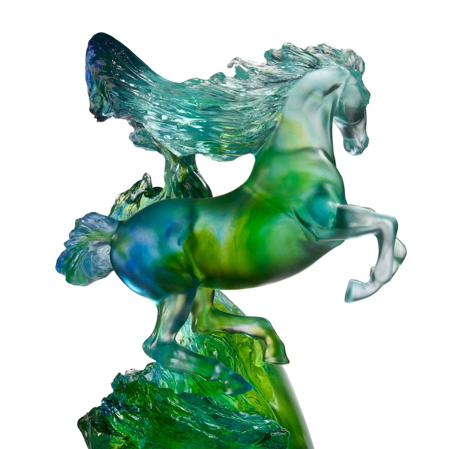 LIULI Crystal Art Horse Sculpture, Accomplished