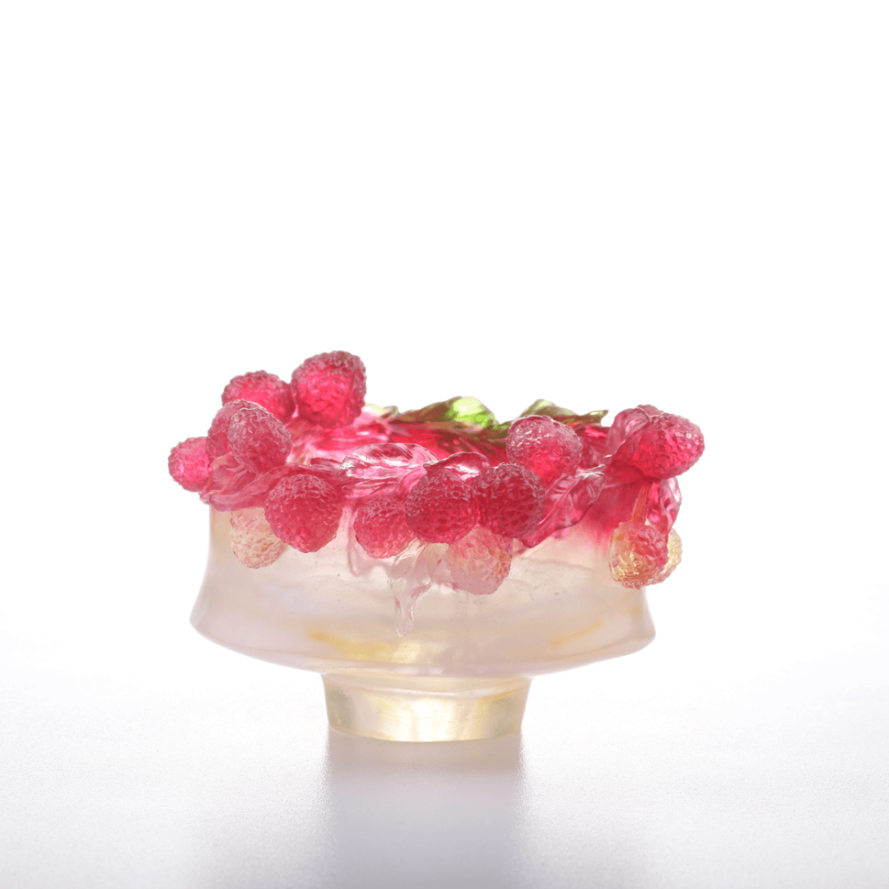 Nature, Lychee, Vase, Bowl, A Thousand Blessings and Good Fortune