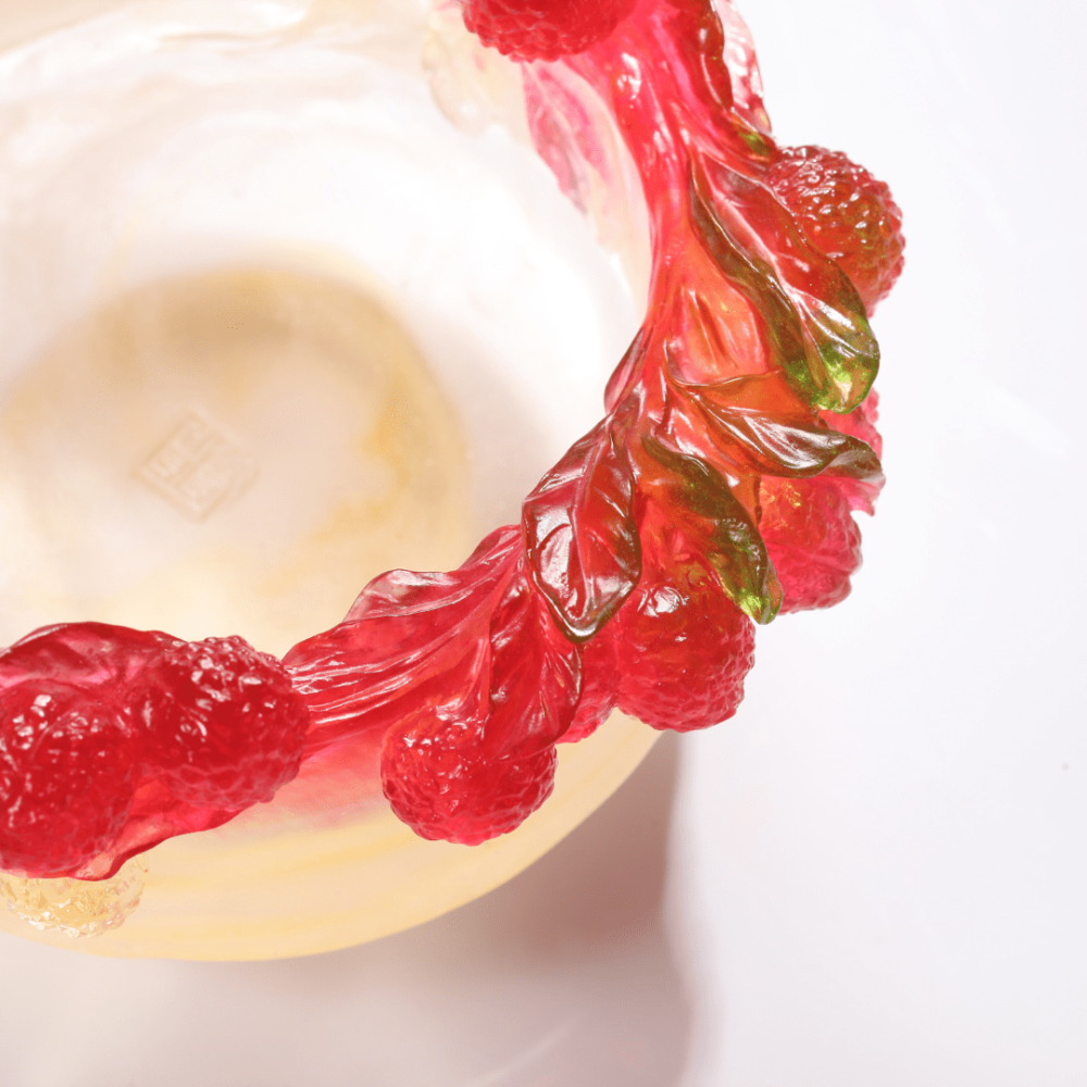 Nature, Lychee, Vase, Bowl, A Thousand Blessings and Good Fortune