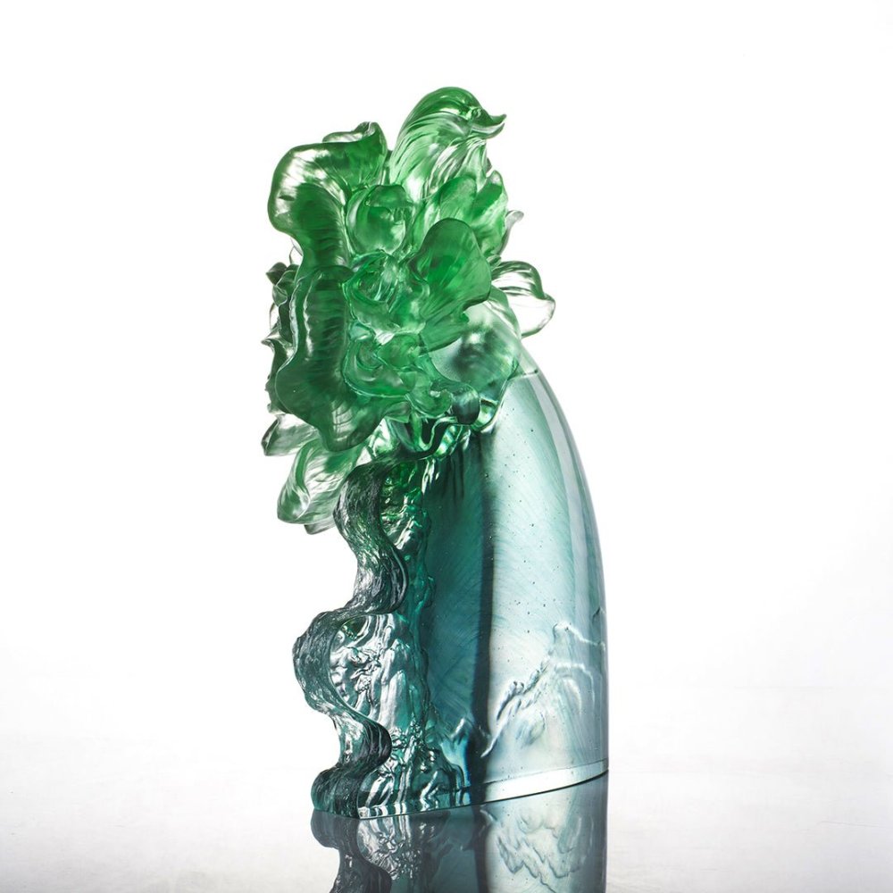 LIULI Crystal Flower Cotton Rose Spring