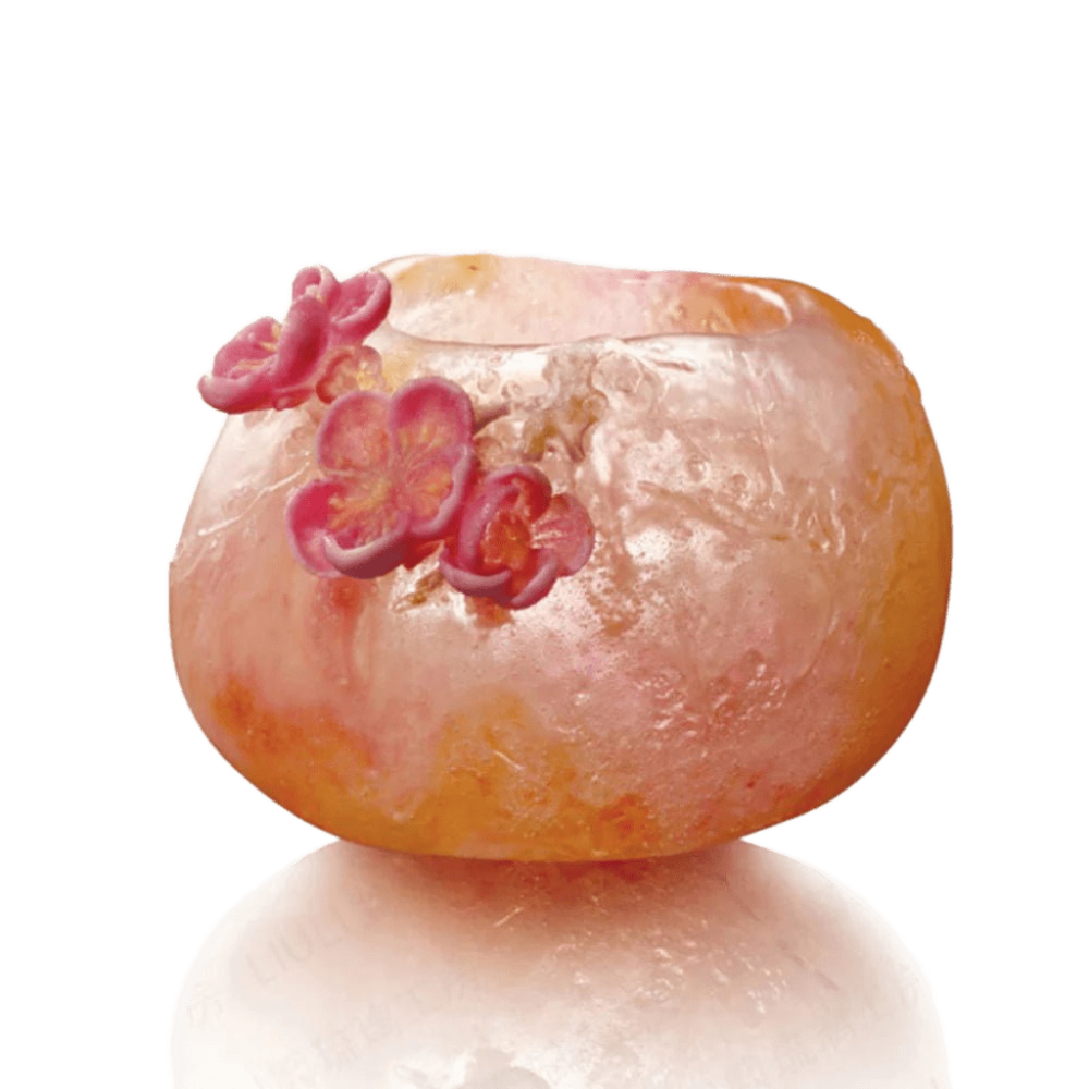 LIULI Crystal Art, Early Plum Blossom Blooms