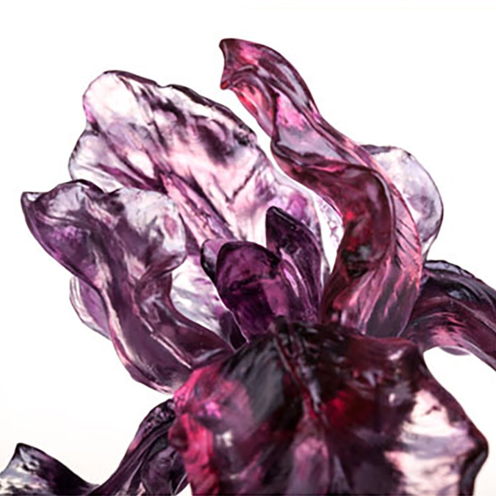 Crystal Flower, Iris, Arising through Contentment (Special Edition, Come with Display Base)