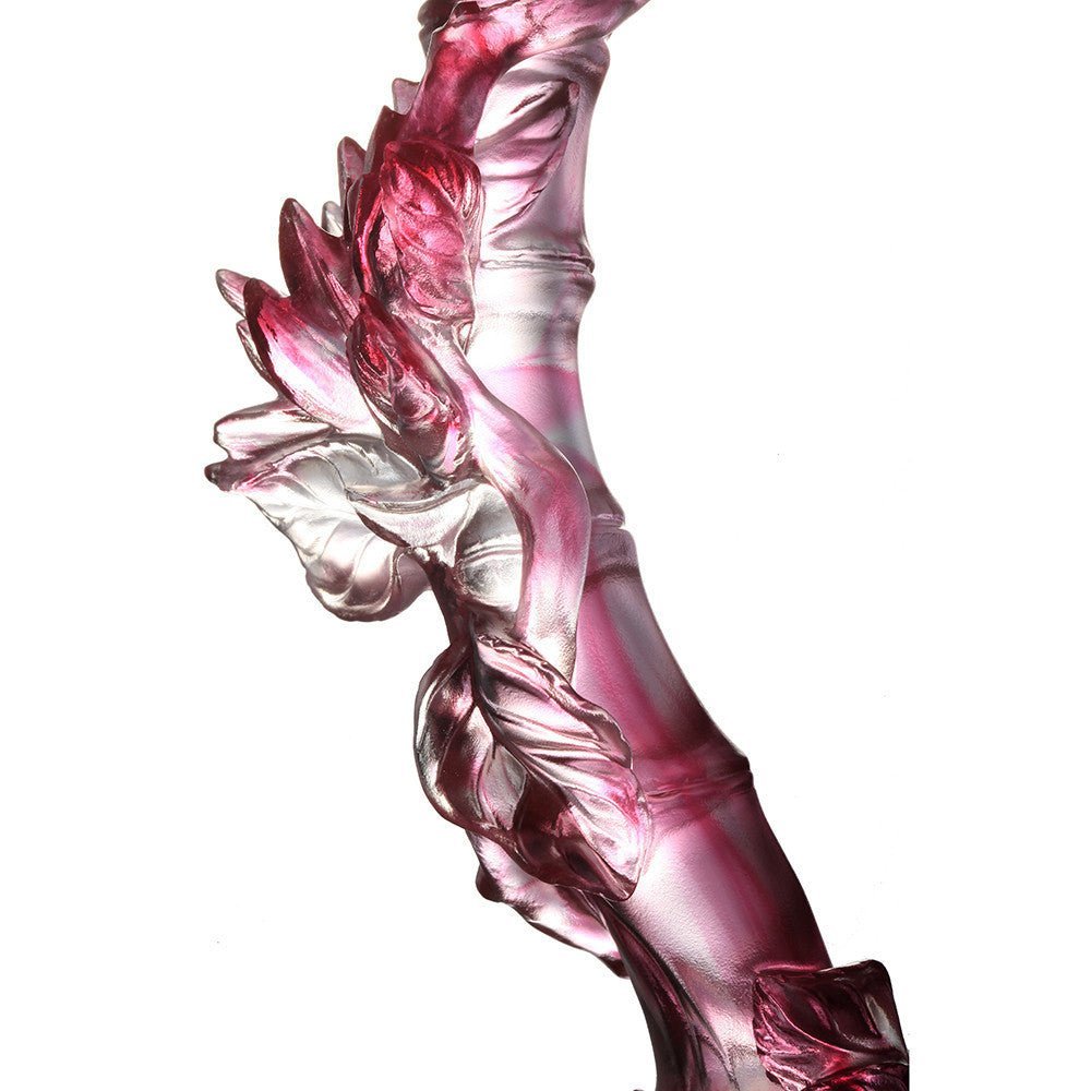 Crystal Feng Shui Ruyi, Camellia, Ruyi of Virtue