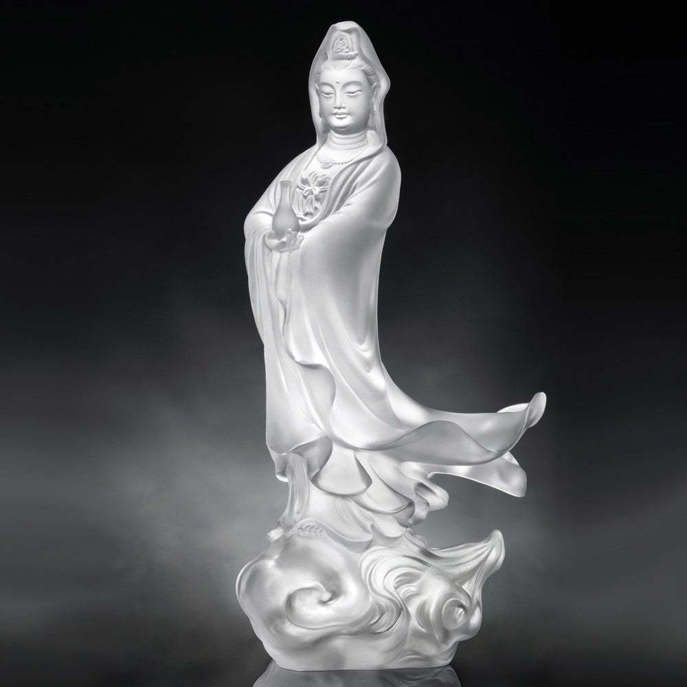 Crystal Buddha, Guanyin, Mortal Smile-Jingping Guanyin