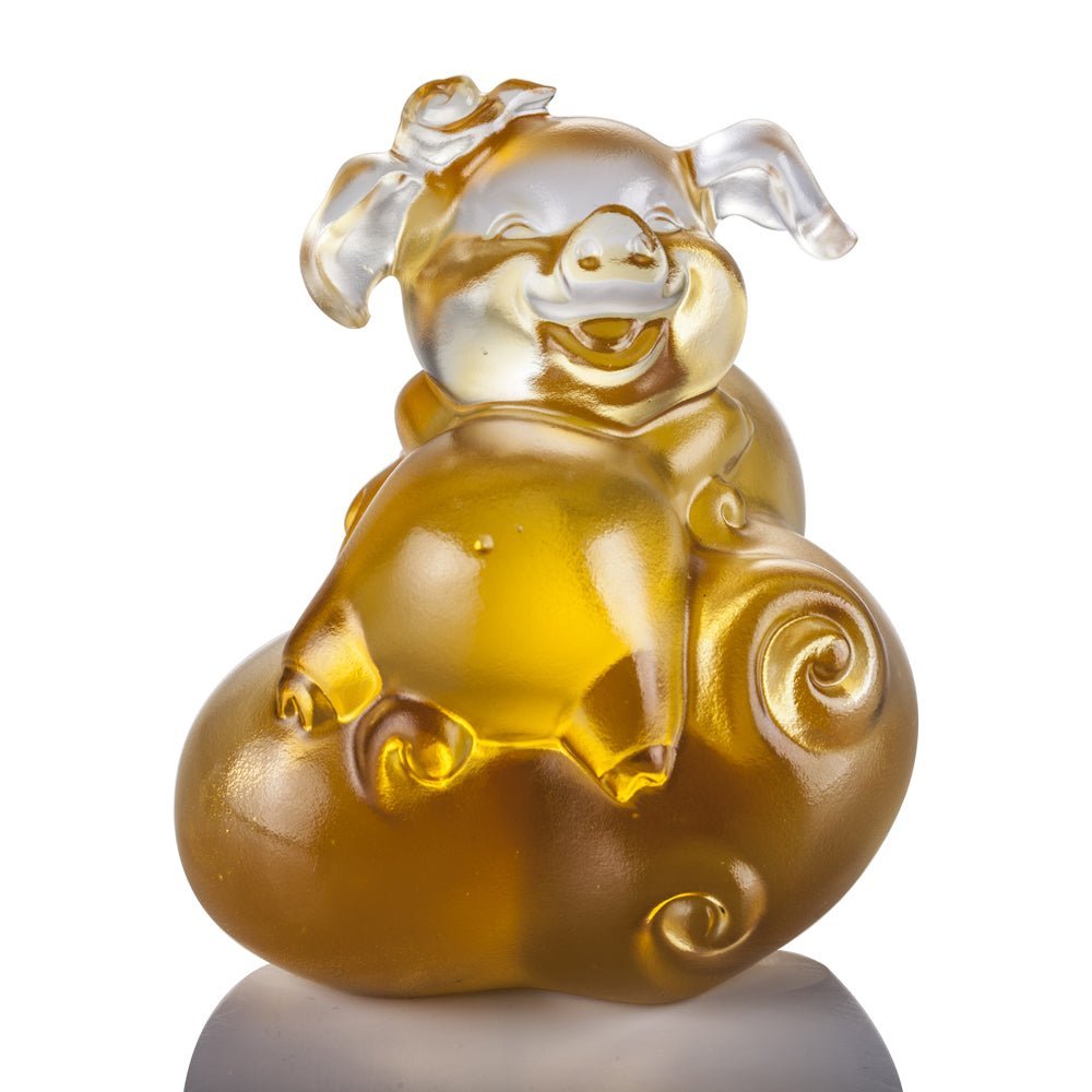Crystal Animal, Pig, Fortune and Fulfillment