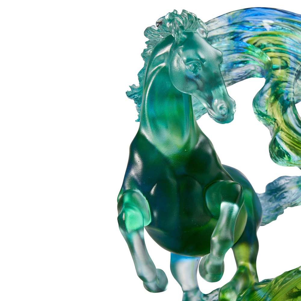 LIULI Crystal Art Horse Sculpture, Accomplished
