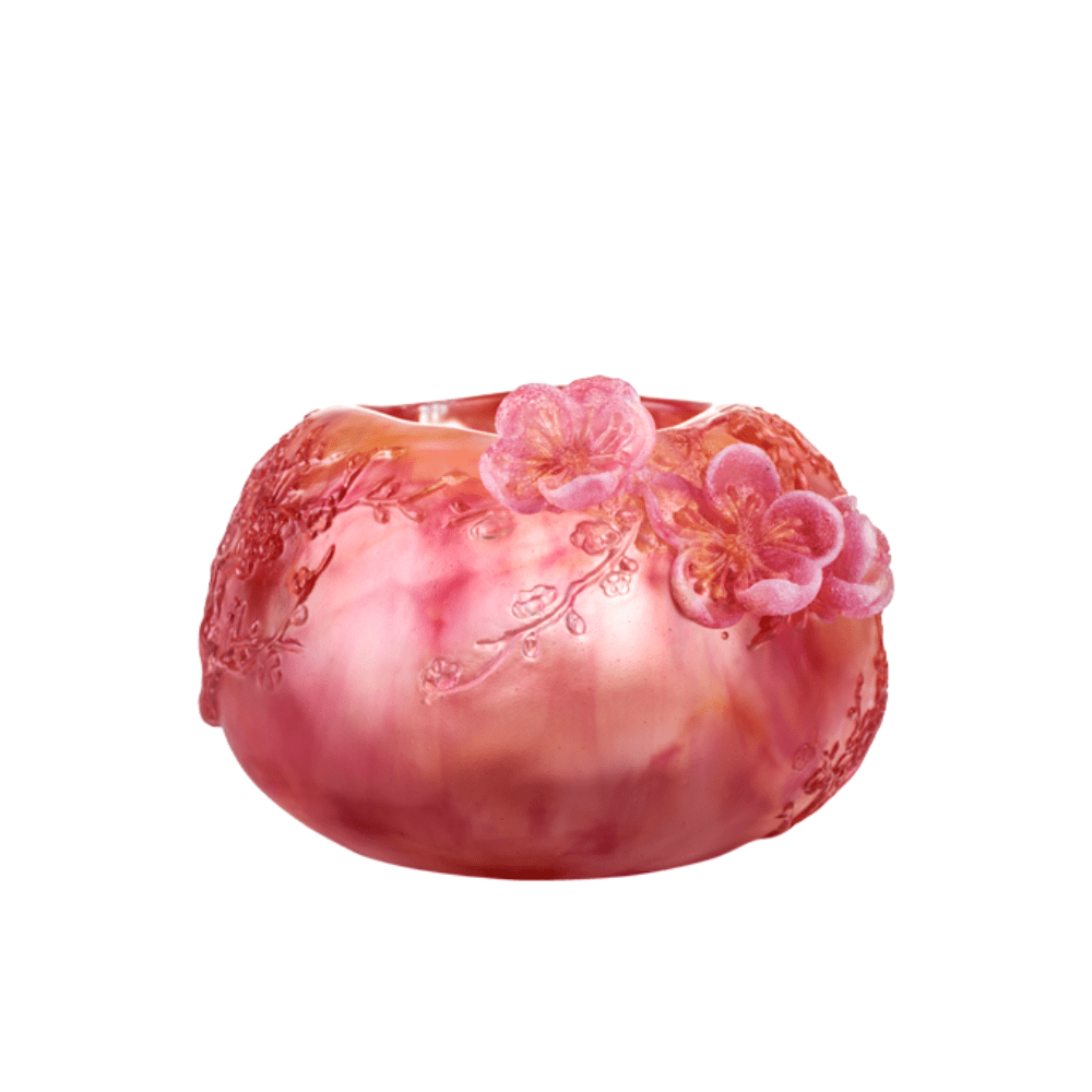LIULI Crystal Art, Early Plum Blossom Blooms