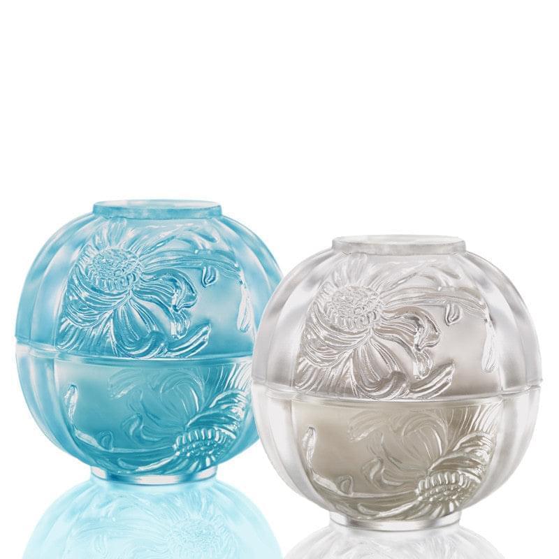 Candle Holder, Warmth of the Fragrant Chrysanthemum (Powder White)