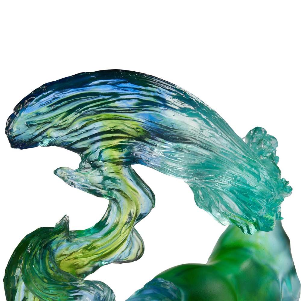 LIULI Crystal Art Horse Sculpture, Accomplished
