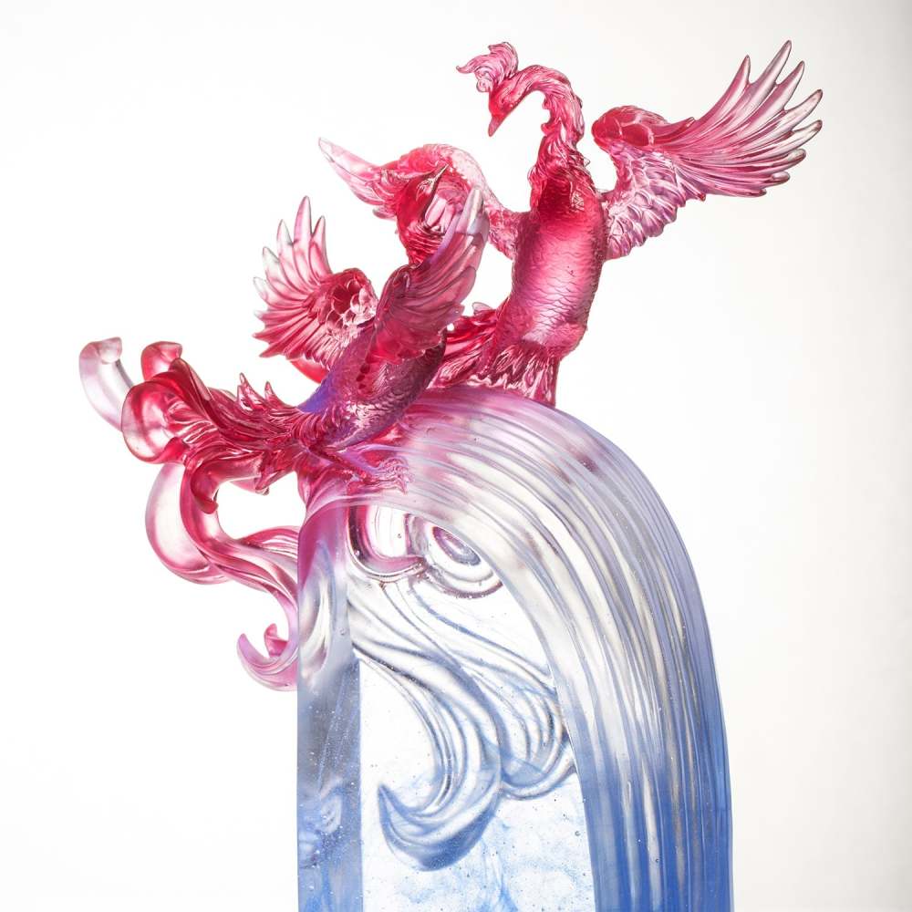 LIULI Crystal Art, Phoenix, Splendor In The Nine Heavens