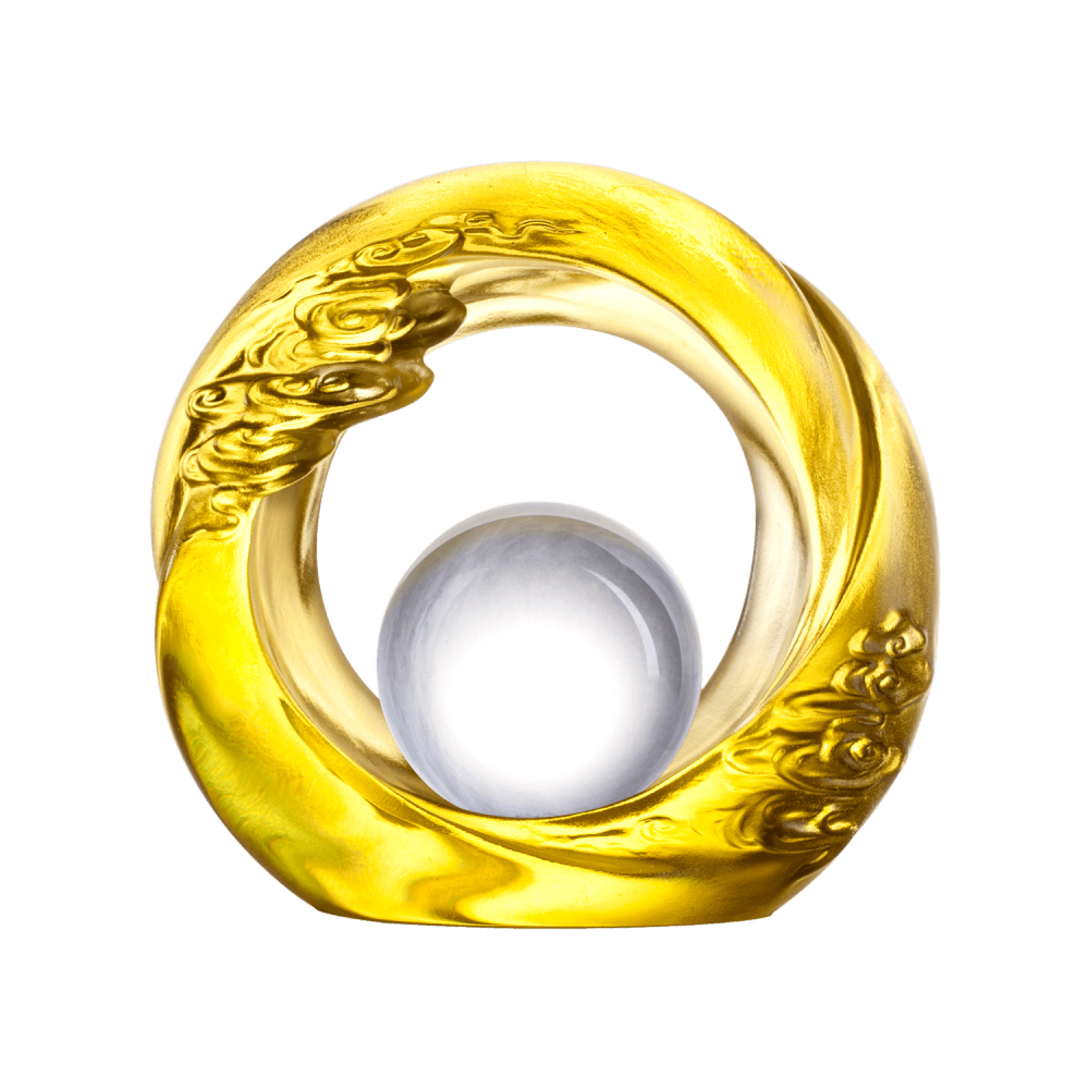 Crystal Desk Decor, Cloud, Feng Shui, As The Good World Turns-Generating Ruyi Through the Ether