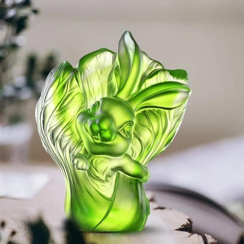 LIULI Mythical Creature Qilin, Benevolent Fortune