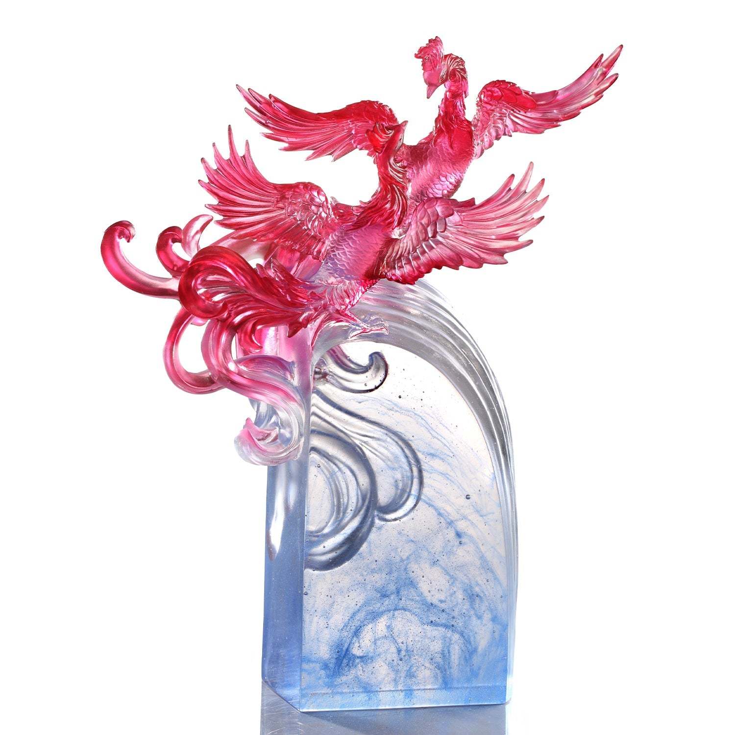 LIULI Crystal Art, Phoenix, Splendor In The Nine Heavens