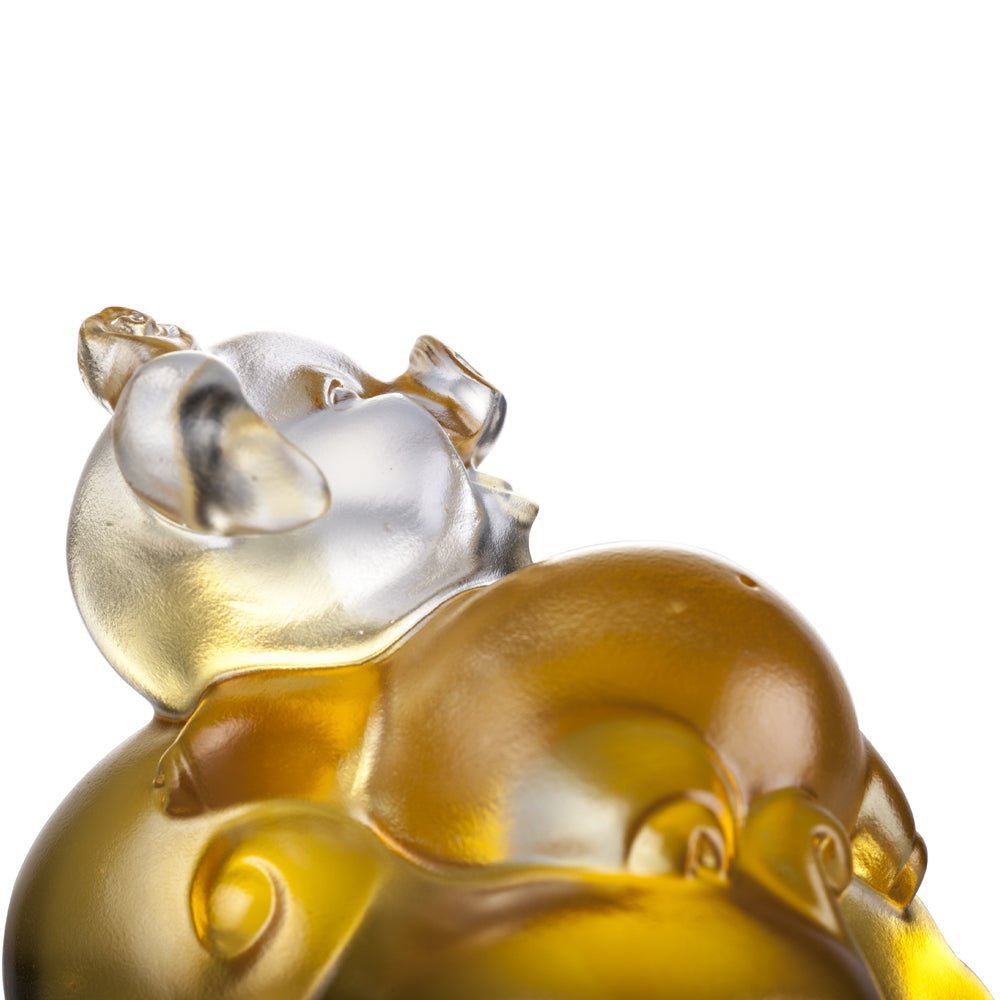 Crystal Animal, Pig, Fortune and Fulfillment